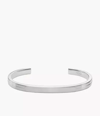 All Stacked Up Stainless Steel Cuff Bracelet