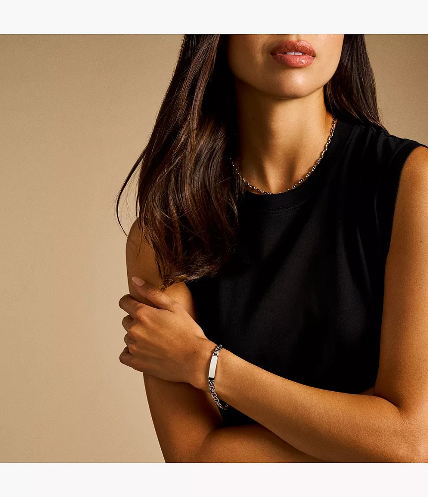 Ellis Stainless Steel ID Bracelet