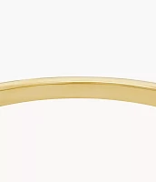 Sadie All My Love Gold-Tone Stainless Steel Heart Bangle Bracelet