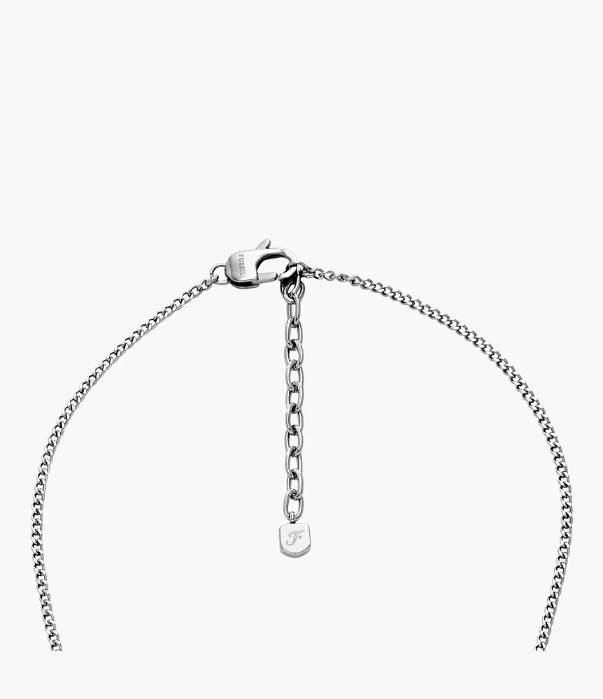 Ellis Two-Tone Stainless Steel Pendant Necklace