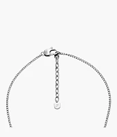 Ellis Two-Tone Stainless Steel Pendant Necklace