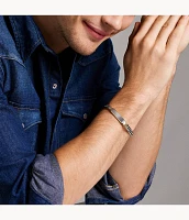 Ellis Two-Tone Stainless Steel ID Bracelet
