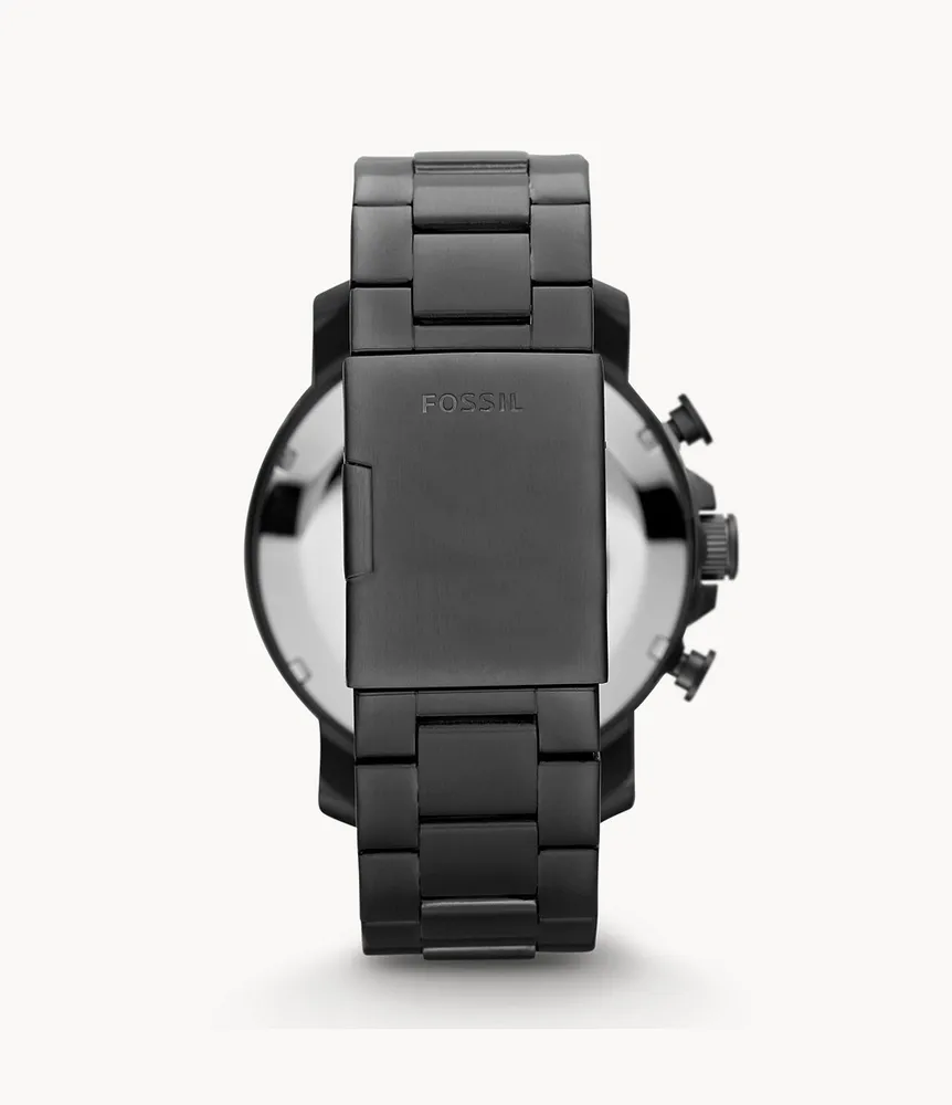 Nate Chronograph Smoke Stainless Steel Watch
