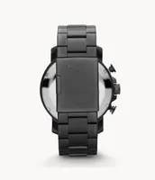 Nate Chronograph Smoke Stainless Steel Watch