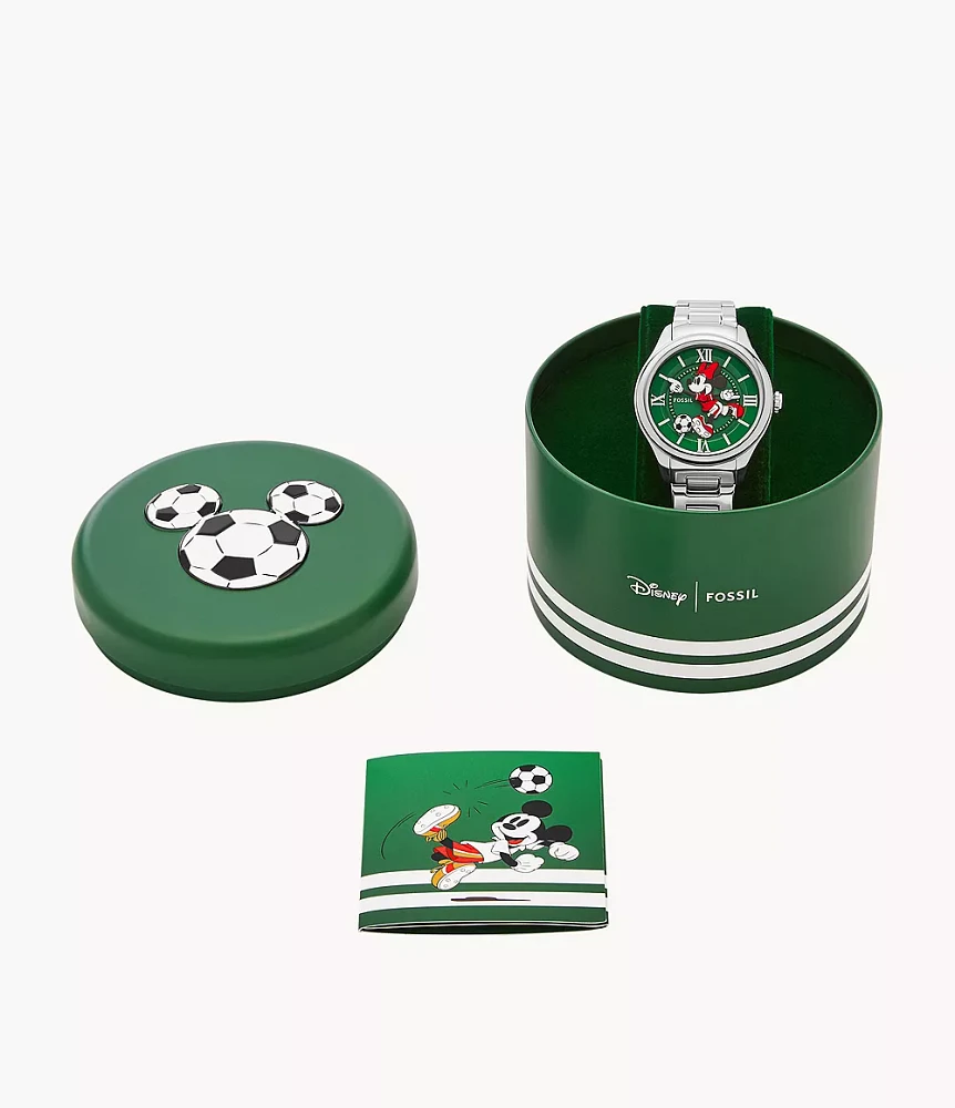 Disney x Fossil Limited-Edition Minnie Mouse Soccer Watch