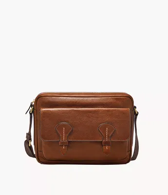 Bennett Leather Courier Bag