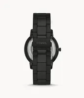 Neutra Automatic Black Stainless Steel Watch