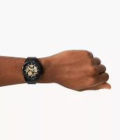 Bronson Automatic Black Stainless Steel Watch