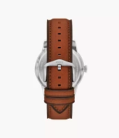 Townsman Automatic Brown Leather Watch