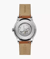 Townsman Automatic Brown Leather Watch