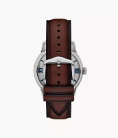 Townsman Automatic Brown Leather Watch