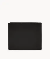 Derrick Leather RFID Large Coin Pocket Bifold Wallet