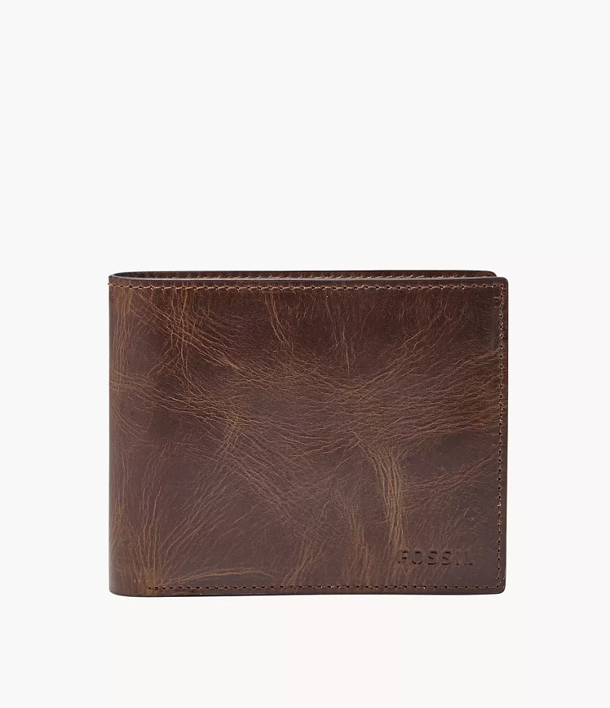 Derrick RFID Large Coin Pocket Bifold
