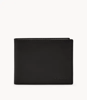 Derrick Leather RFID Passcase Wallet