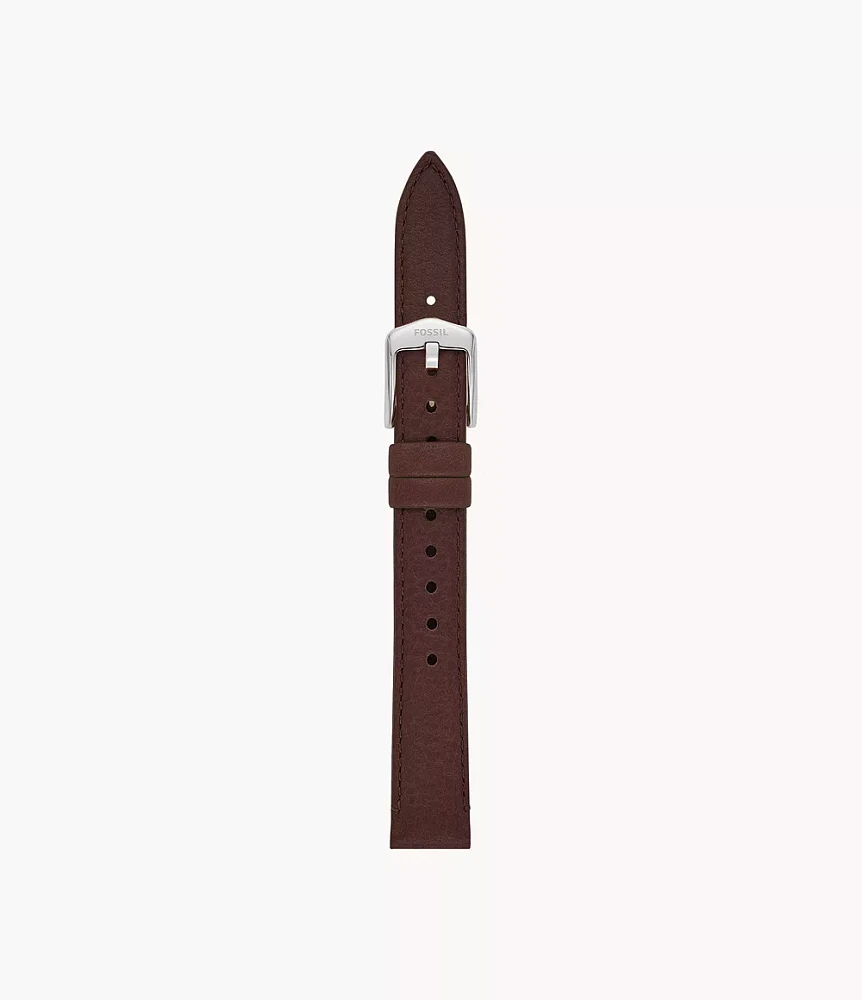 14mm Dark Brown LiteHide™ Leather Strap