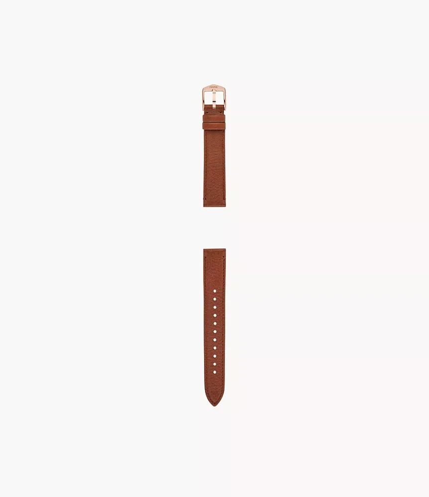16mm Medium Brown LiteHide™ Leather Strap
