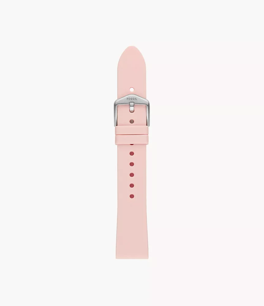 18mm Blush Silicone Strap