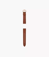 18mm Medium Brown LiteHide™ Leather Strap