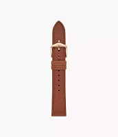 18mm Medium Brown LiteHide™ Leather Strap