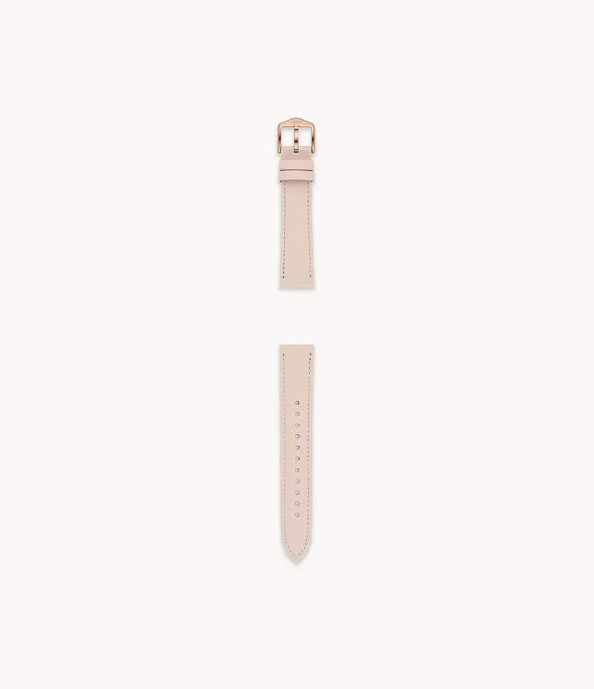 18mm Light Beige LiteHide™ Leather Strap