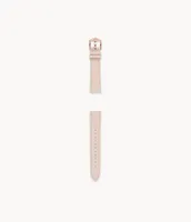 18mm Light Beige LiteHide™ Leather Strap