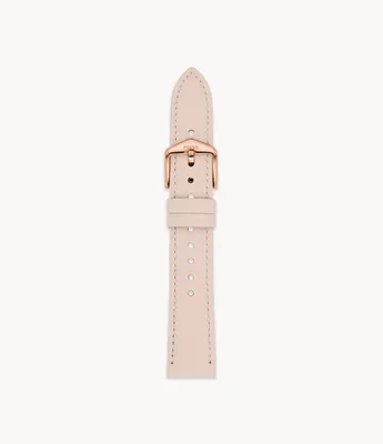 18mm Light Beige LiteHide™ Leather Strap