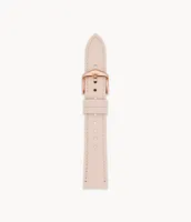 18mm Light Beige LiteHide™ Leather Strap