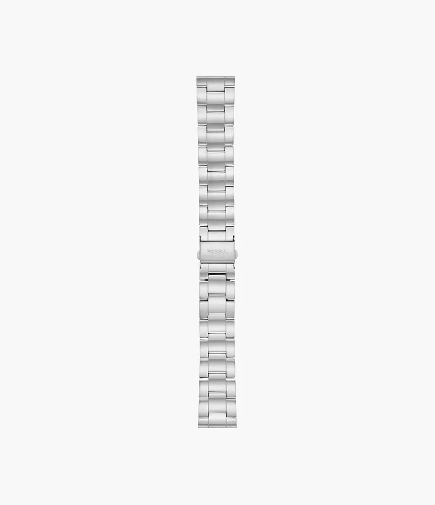 22mm Three-Row Stainless Steel Bracelet