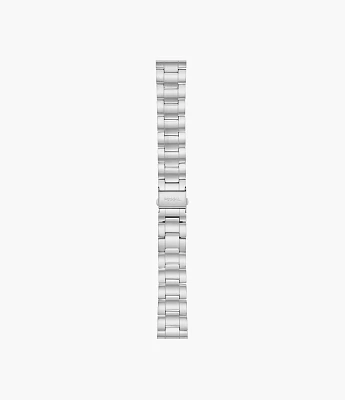 22mm Three-Row Stainless Steel Bracelet