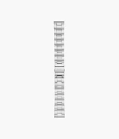 22mm Three-Row Stainless Steel Bracelet