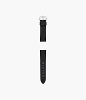 22mm Black LiteHide™ Leather Strap