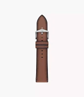 22mm Medium Brown LiteHide™ Leather Strap