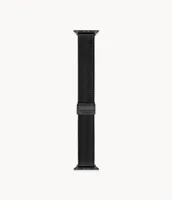 42/44/45/46/49mm Black Stainless Steel Band for Apple Watch®