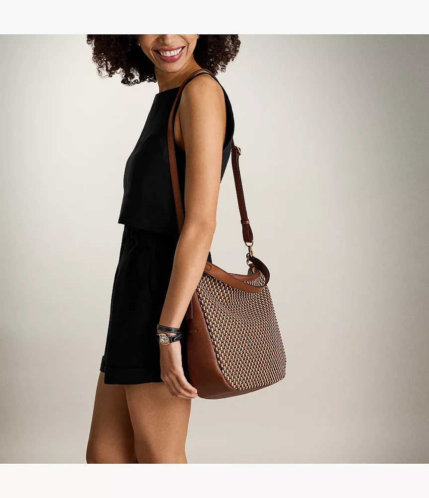 Jolie Leather Hobo Bag