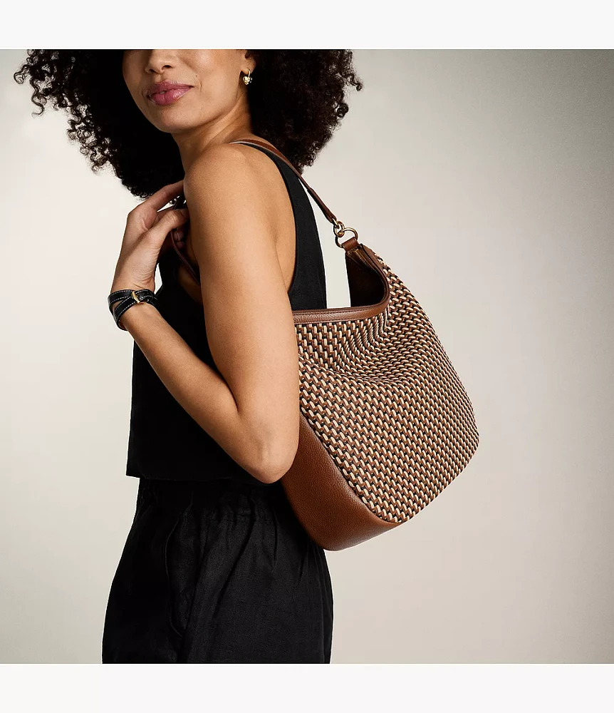 Jolie Leather Hobo Bag