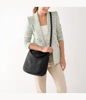 Jolie Leather Hobo Bag