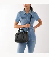 Carlie Leather Satchel