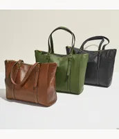 Carlie Leather Tote