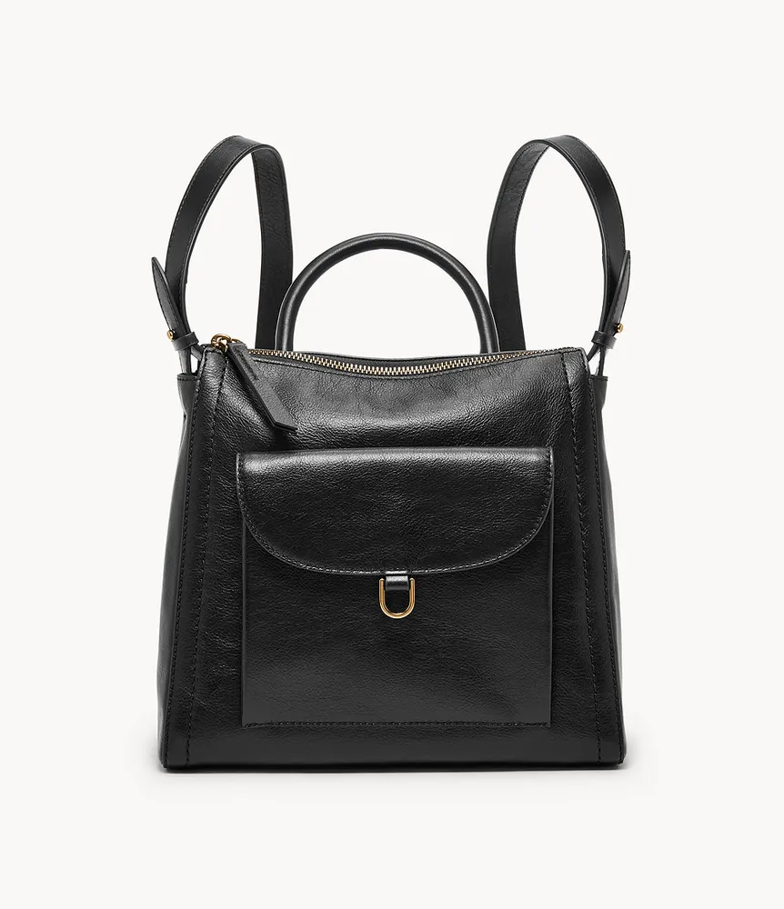 Parker Leather Small Backpack