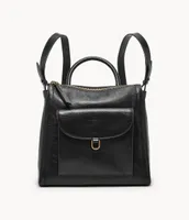 Parker Leather Small Backpack