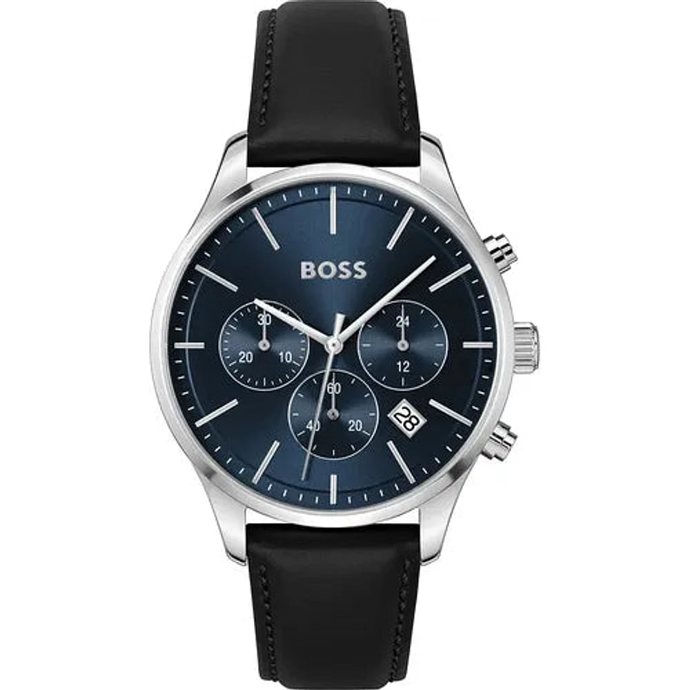 HUGO BOSS Avery Chrono 5 Bar Leather