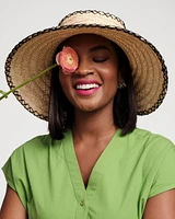 Rollable Raffia Visor