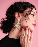 Coral Drop Earring