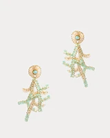 Coral Drop Earring