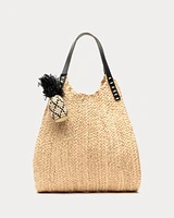 Embe Braided Raffia Tote