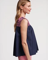 Jess Floral Embroidery Top