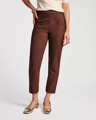 Lucy Microsuede Cigarette Pant