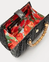 Rooster Wicker Bag