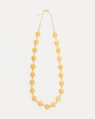 Large Crochet Spheres Necklace