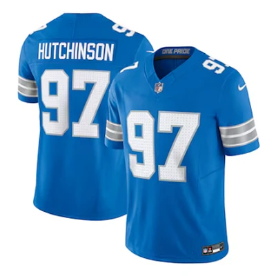 Aidan Hutchinson Blue Nike Limited Jersey
